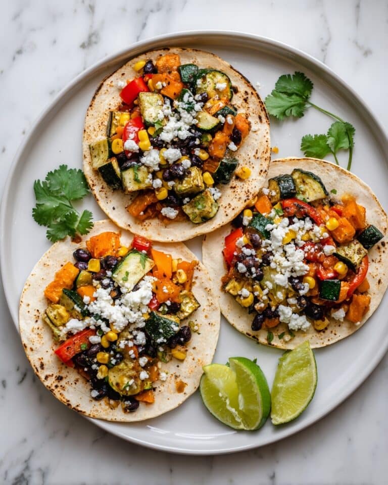 Sheet Pan Roasted Veggie Tacos Recipe