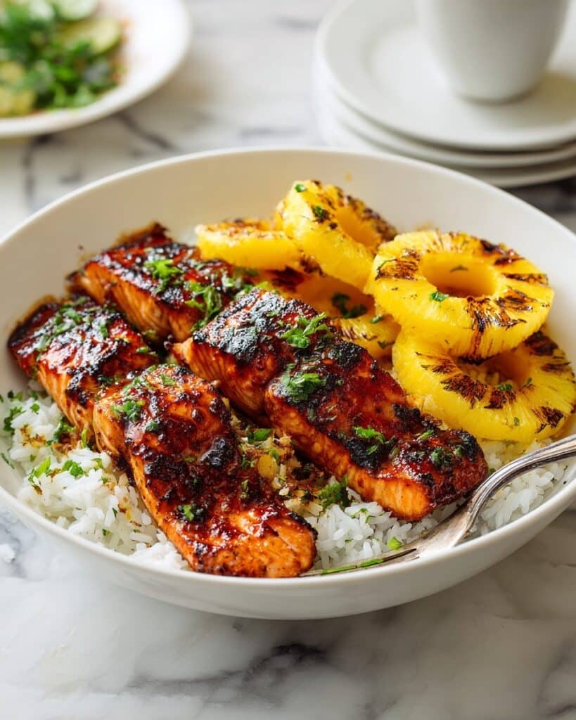 Hawaiian Chicken with Coconut Rice Recipe