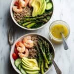 Grilled Shrimp Salad with Lemon-Garlic Dressing Recipe