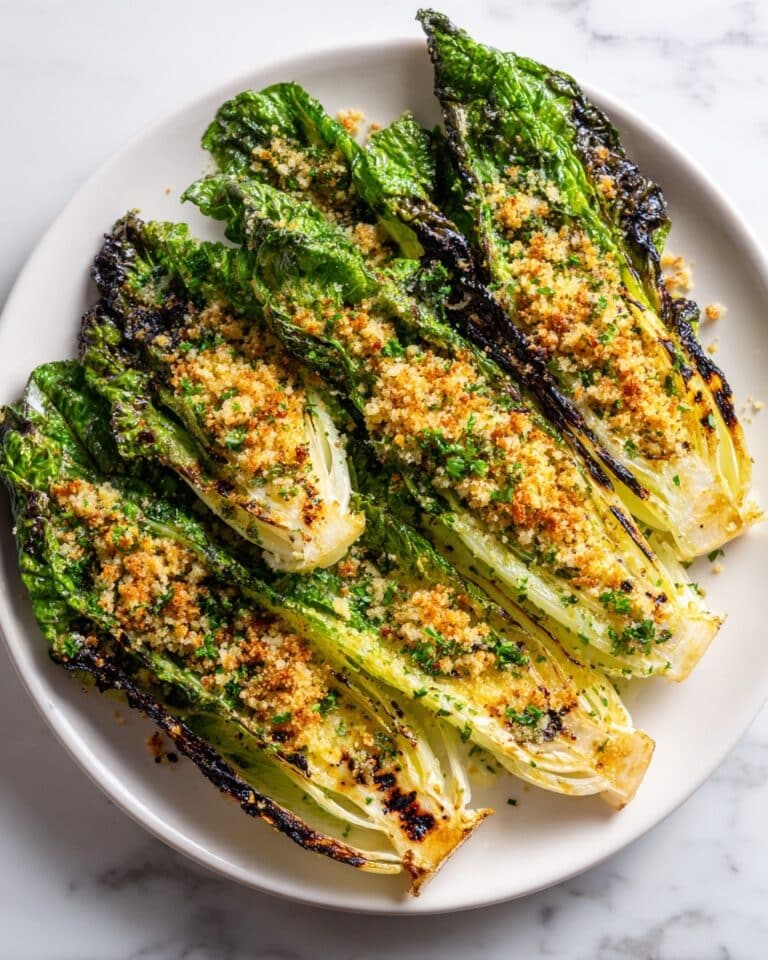 Easy Grilled Romaine Hearts with Lemon and Parmesan Recipe