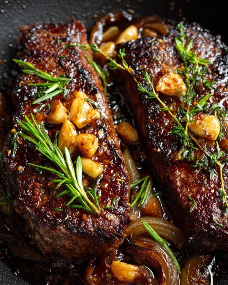 Herbed Butter Steak Recipe