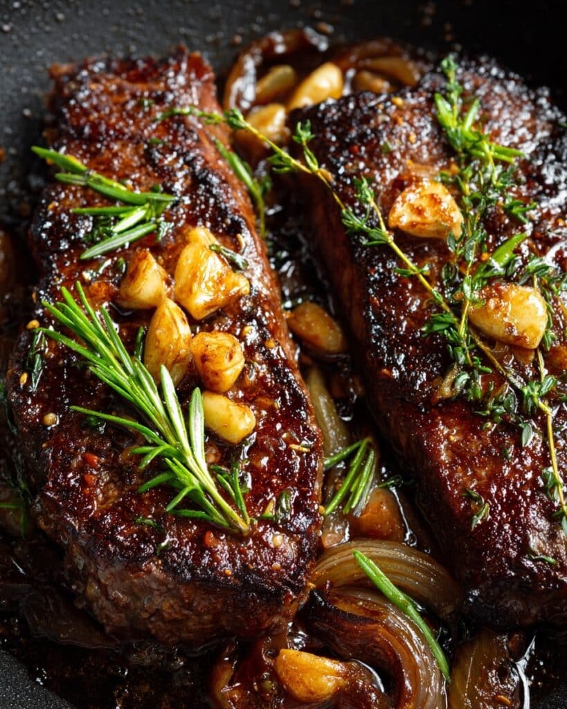 Herbed Butter Steak Recipe