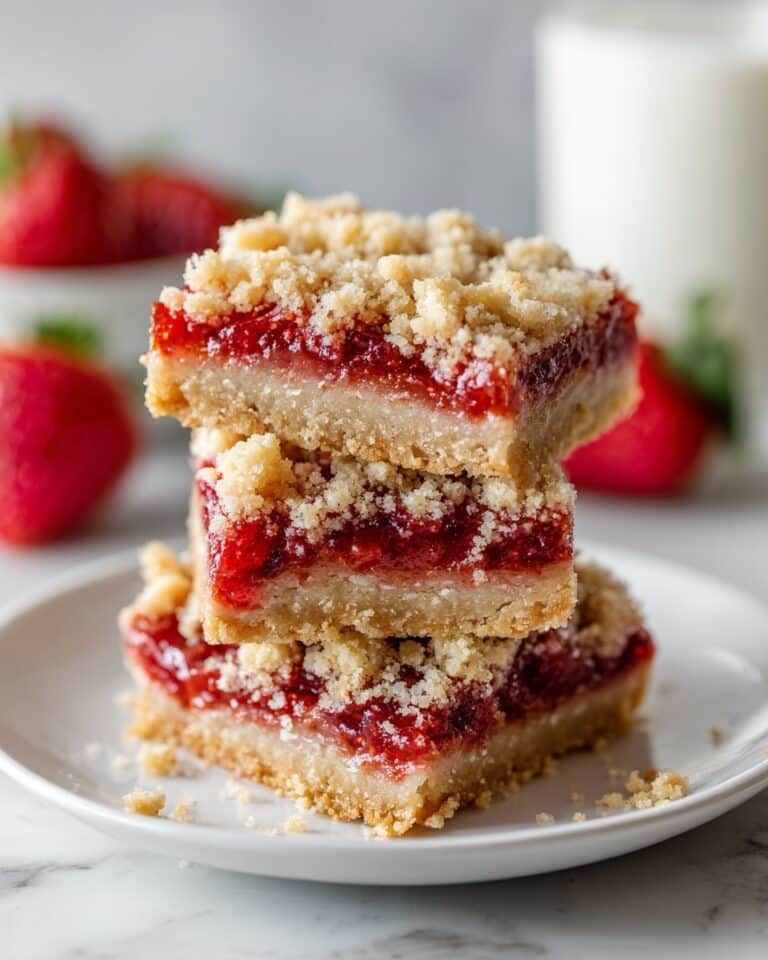 Healthy Strawberry Oatmeal Bars Recipe