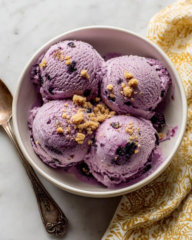 Blueberry Cheesecake Ice Cream Recipe
