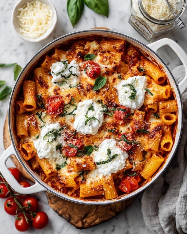One-Pot Easy Vegan Pasta Bake Recipe