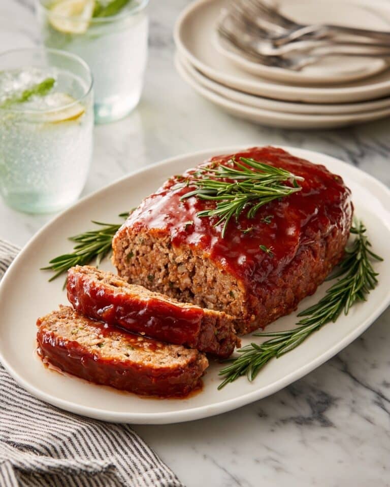 Bison Meatloaf with Savory Glaze Recipe