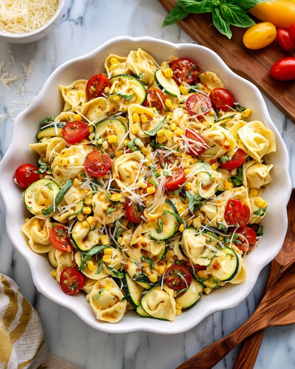 Tortellini with Summer Veggies Recipe