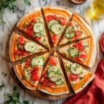 Mediterranean Naan Bread Pizza Recipe
