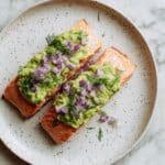 Baked Salmon with Avocado Mash Recipe