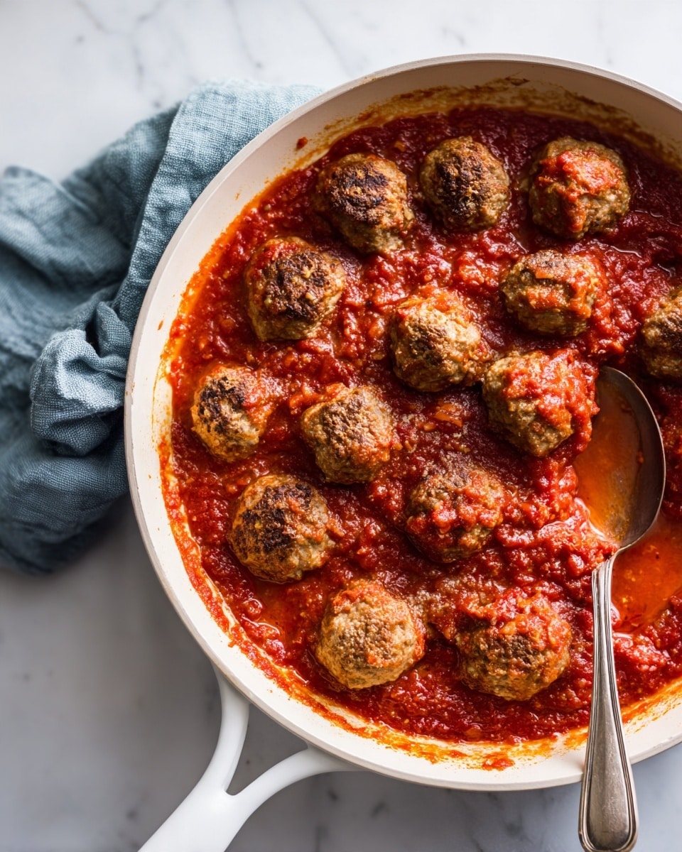 Juicy Baked Chicken Meatballs with Parmesan and Herbs Recipe