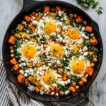 Hearty Chickpea Hash with Crispy Potatoes and Colorful Vegetables Recipe