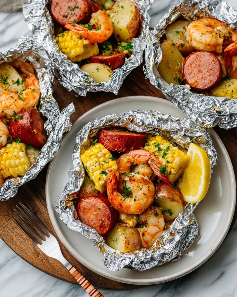 Shrimp Boil Foil Packets Recipe