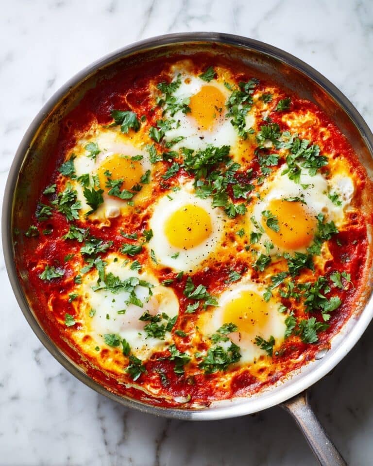 Shakshuka: Middle Eastern Spiced Eggs in Tomato Sauce Recipe