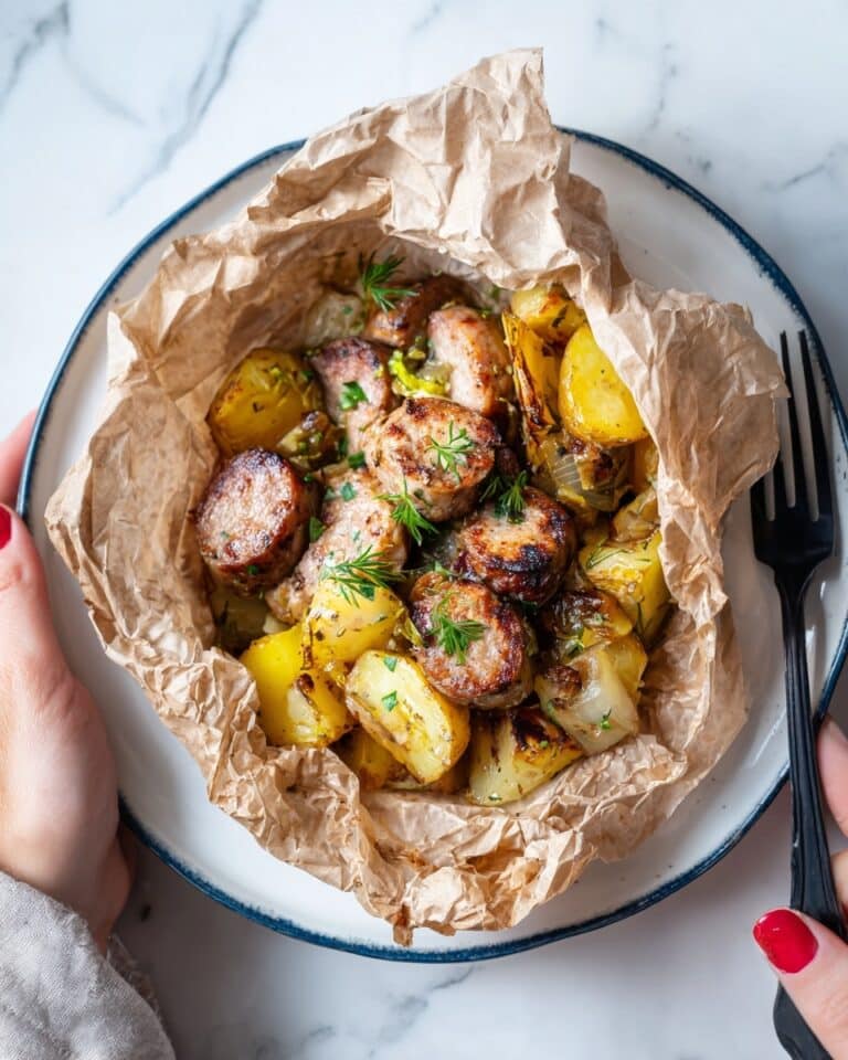 Kielbasa and Potato Foil Packets Recipe