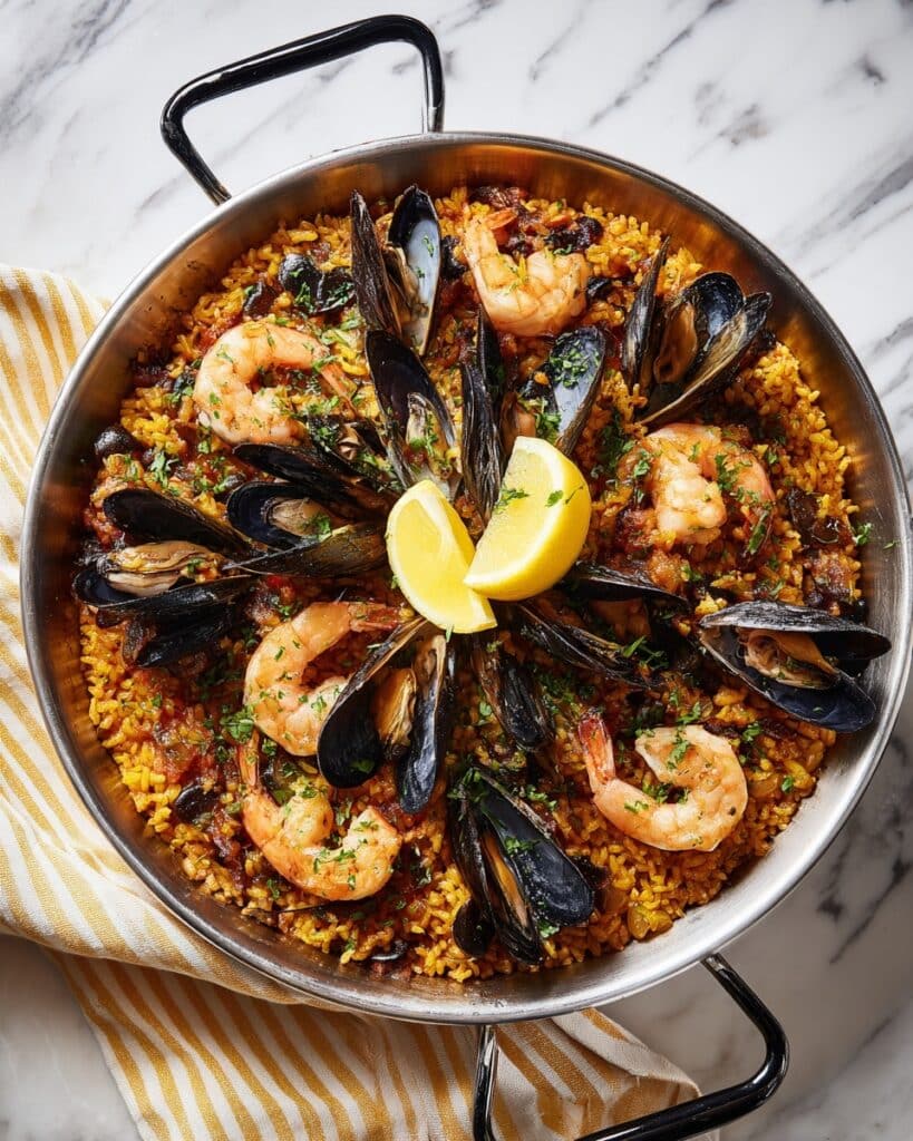 Seafood Paella Recipe