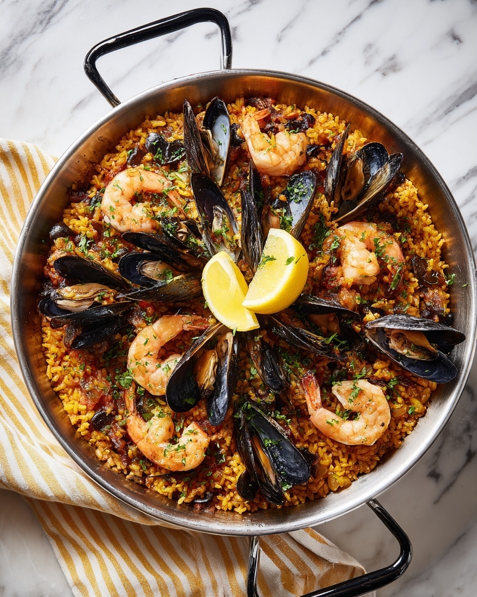 Seafood Paella Recipe