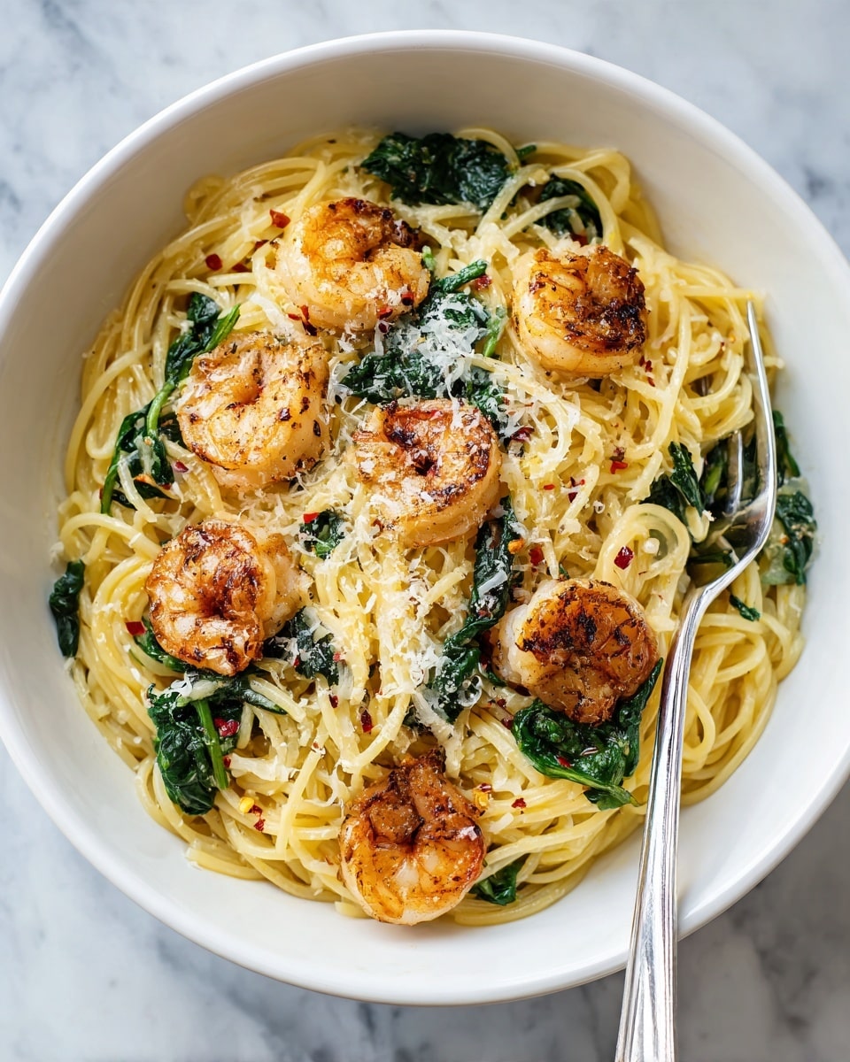 Garlic Butter Shrimp Pasta Recipe