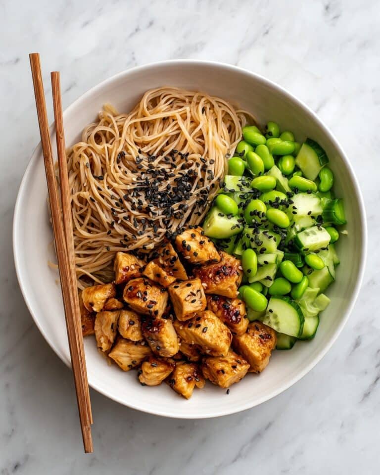 Cold Sesame Noodle Bowls Recipe