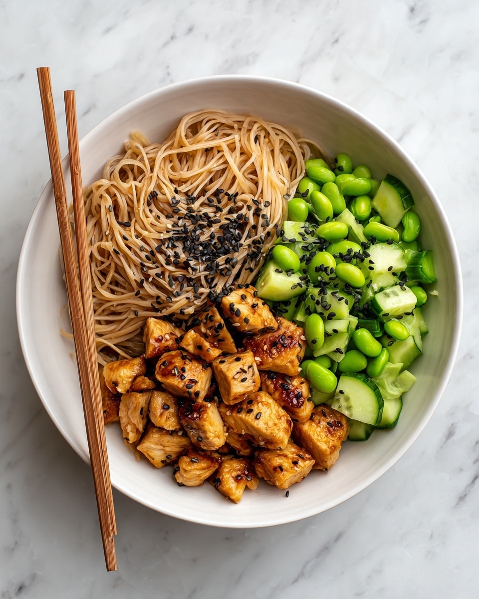 Cold Sesame Noodle Bowls Recipe