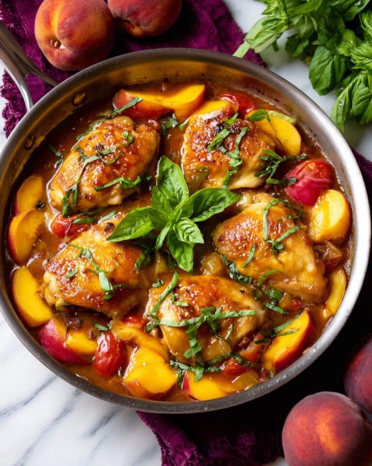 Peach Balsamic Grilled Chicken Recipe