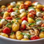 Caprese Chicken Gnocchi Skillet Recipe