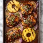 Sheet-Pan BBQ Pineapple Chicken Recipe