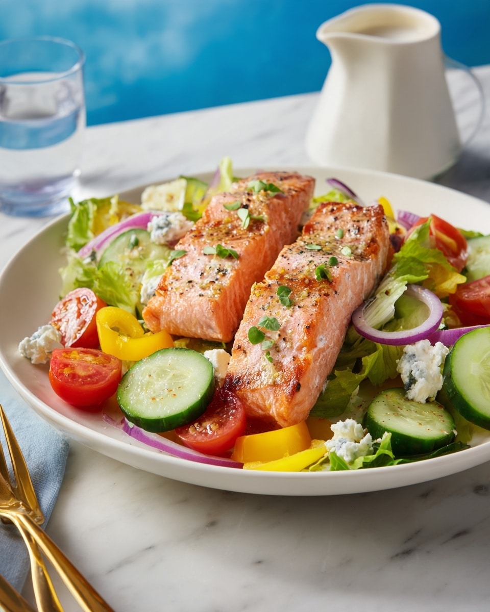 Greek Salmon Salad Recipe