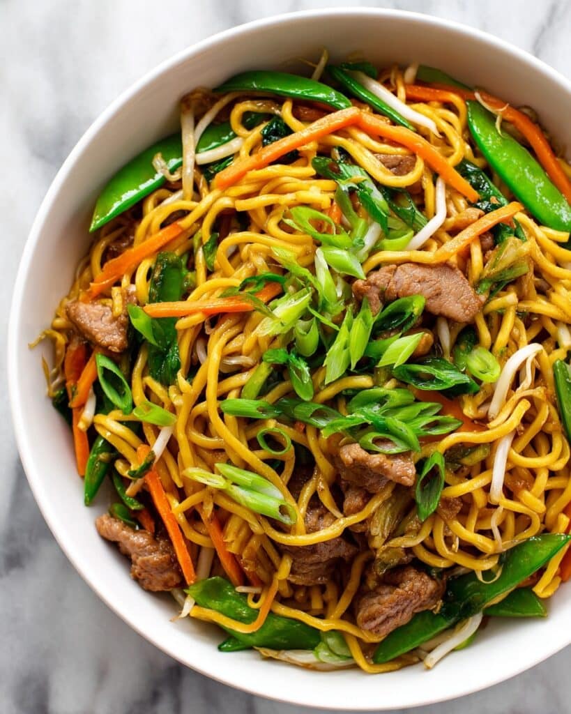 Homemade Chicken Lo Mein Recipe