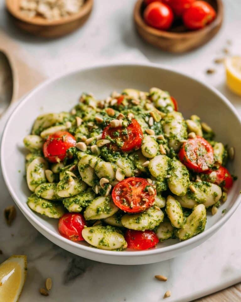 Lemony Pesto Beans Recipe
