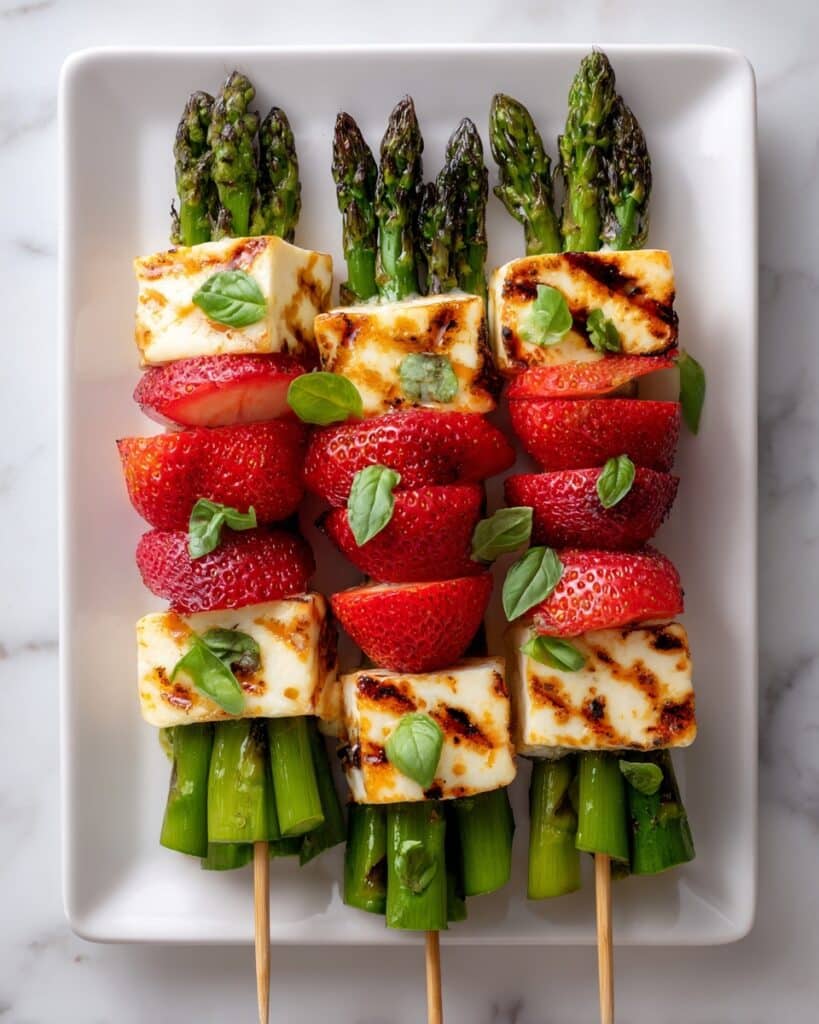 Halloumi & Strawberry Skewers Recipe