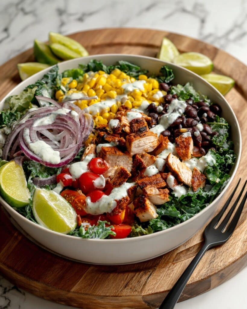 Mexican Chicken Salad with Creamy Lime Dressing Recipe