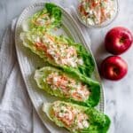Chicken Apple Salad Lettuce Wraps Recipe