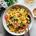 Thai Chicken Mango Salad with Peanut-Lime Dressing Recipe