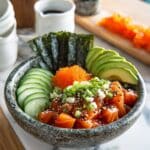 Hawaiian Salmon Poke Bowl Recipe