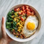 BLT Quinoa Bowls with Tangy Greek Yogurt Dressing Recipe