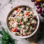 Healthy Greek Rice Salad Recipe