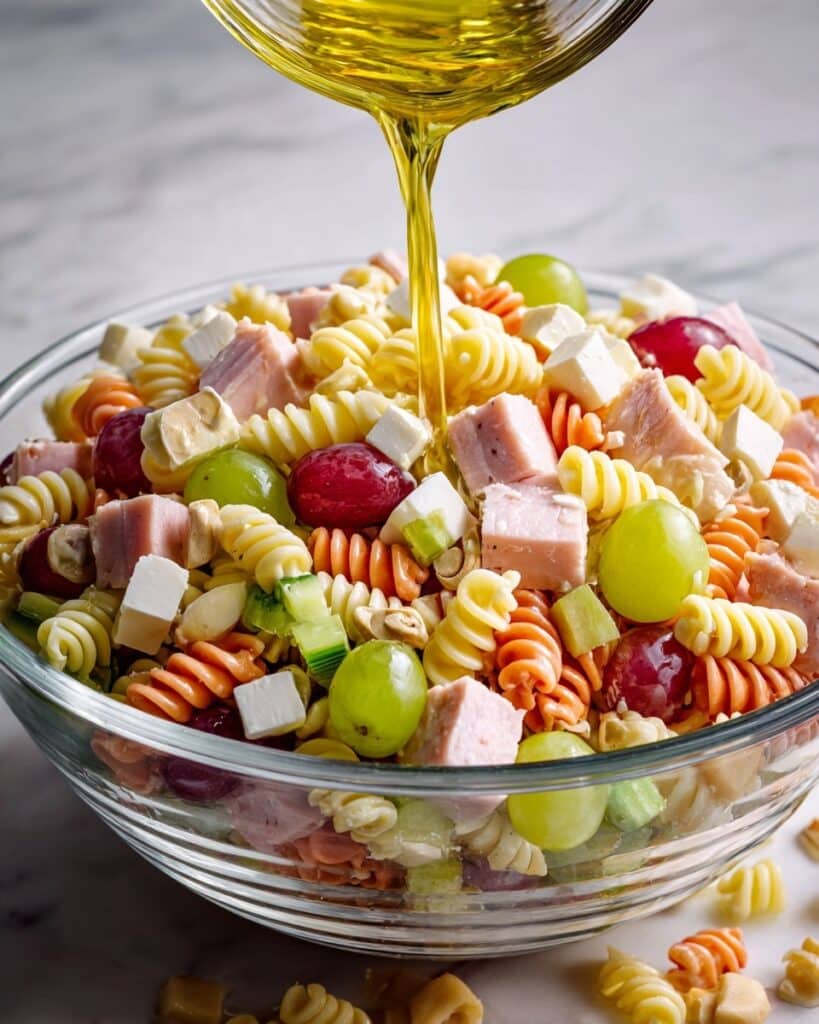 Cold Turkey Pasta Salad with Honey-Citrus Dressing Recipe
