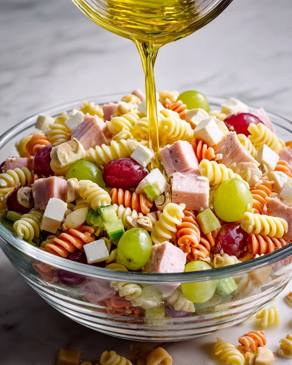 Cold Turkey Pasta Salad with Honey-Citrus Dressing Recipe