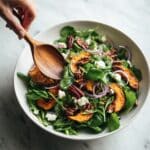 Fuji Apple Salad with Cranberries, Pecans, and Feta Recipe