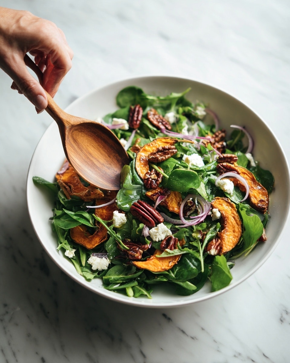 Fuji Apple Salad with Cranberries, Pecans, and Feta Recipe