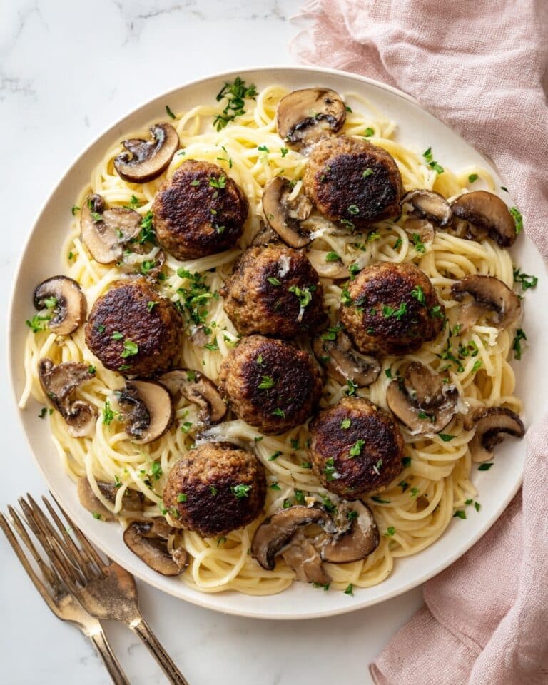 Chicken Meatballs with Marsala Sauce Recipe