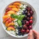 Blueberry Peach Feta Salad Recipe