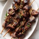 Greek Lamb Souvlaki Skewers Recipe