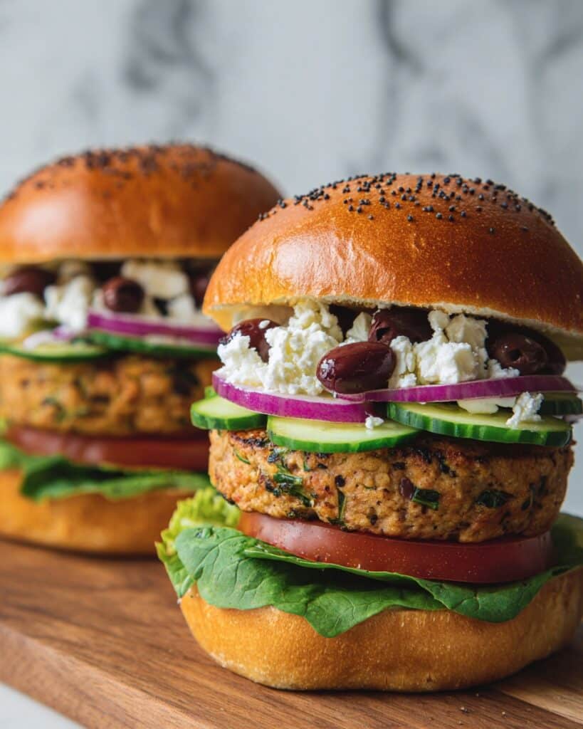 Mediterranean Turkey Burgers Recipe