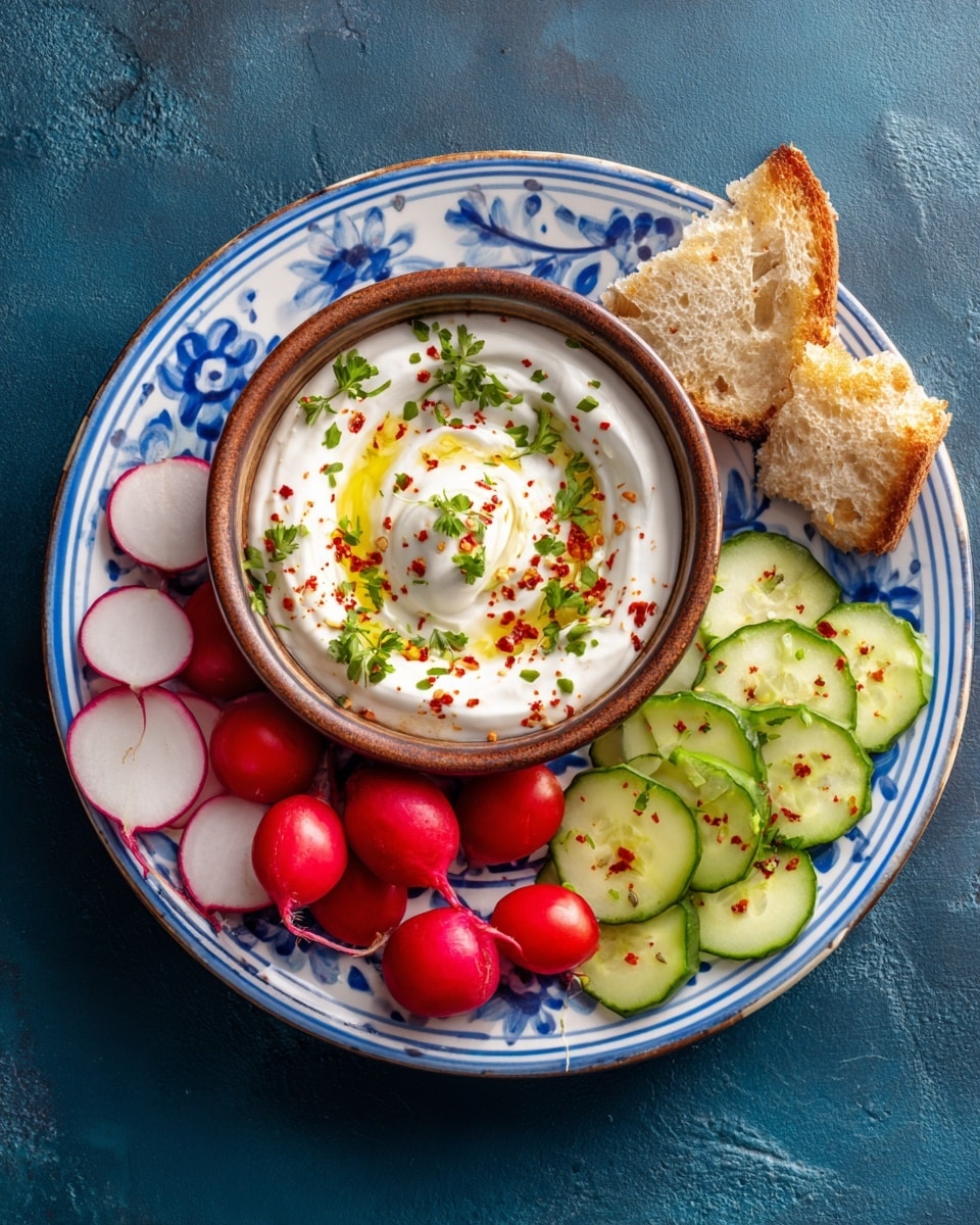 Creamy Whipped Feta Dip with Lemon and Herbs Recipe