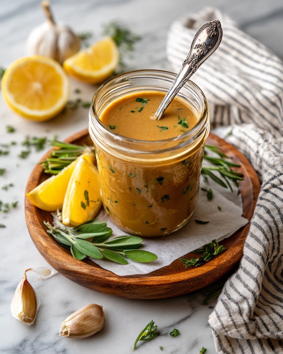 Greek Salad Dressing with Lemon, Oregano, and Olive Oil Recipe