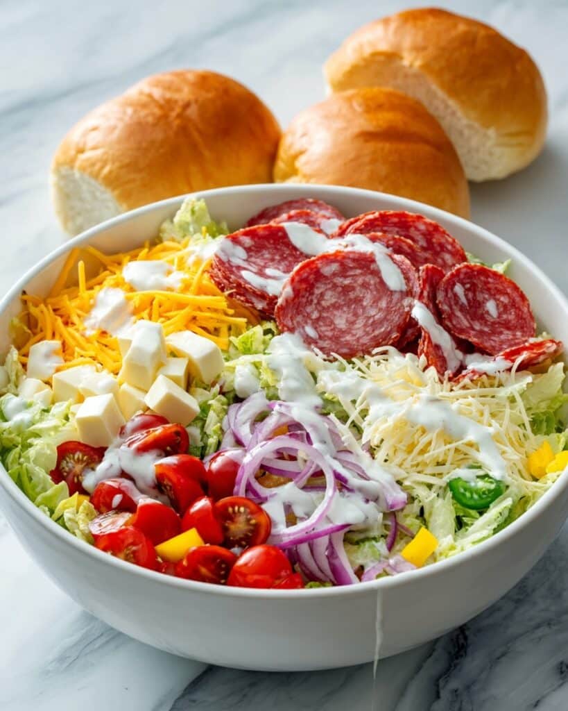 Grinder Salad: A Fresh and Protein-Packed Twist on the Classic Italian Sandwich Recipe