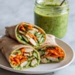 Cucumber-Chicken Green Goddess Wrap Recipe