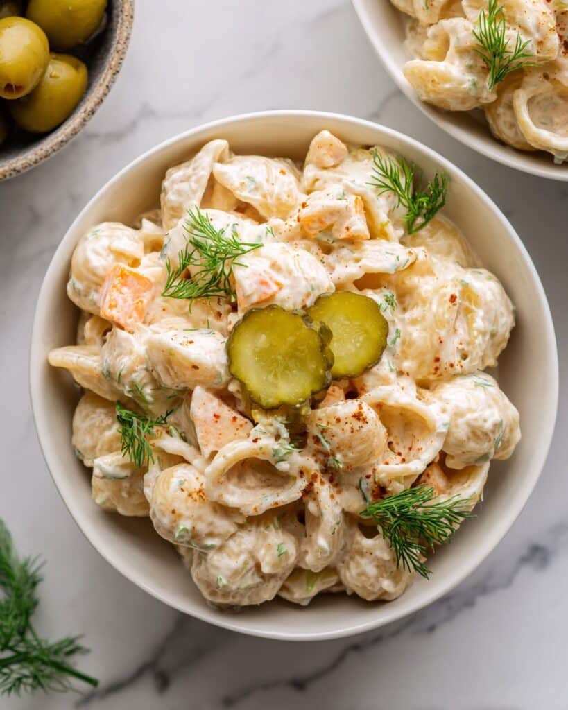 Dill Pickle Pasta Salad Recipe
