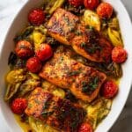 Honey Harissa Baked Feta Recipe